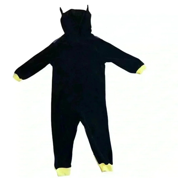 BATMAN Zip-up Onesie Pajama Costume Halloween size 4T - Picture 2 of 3